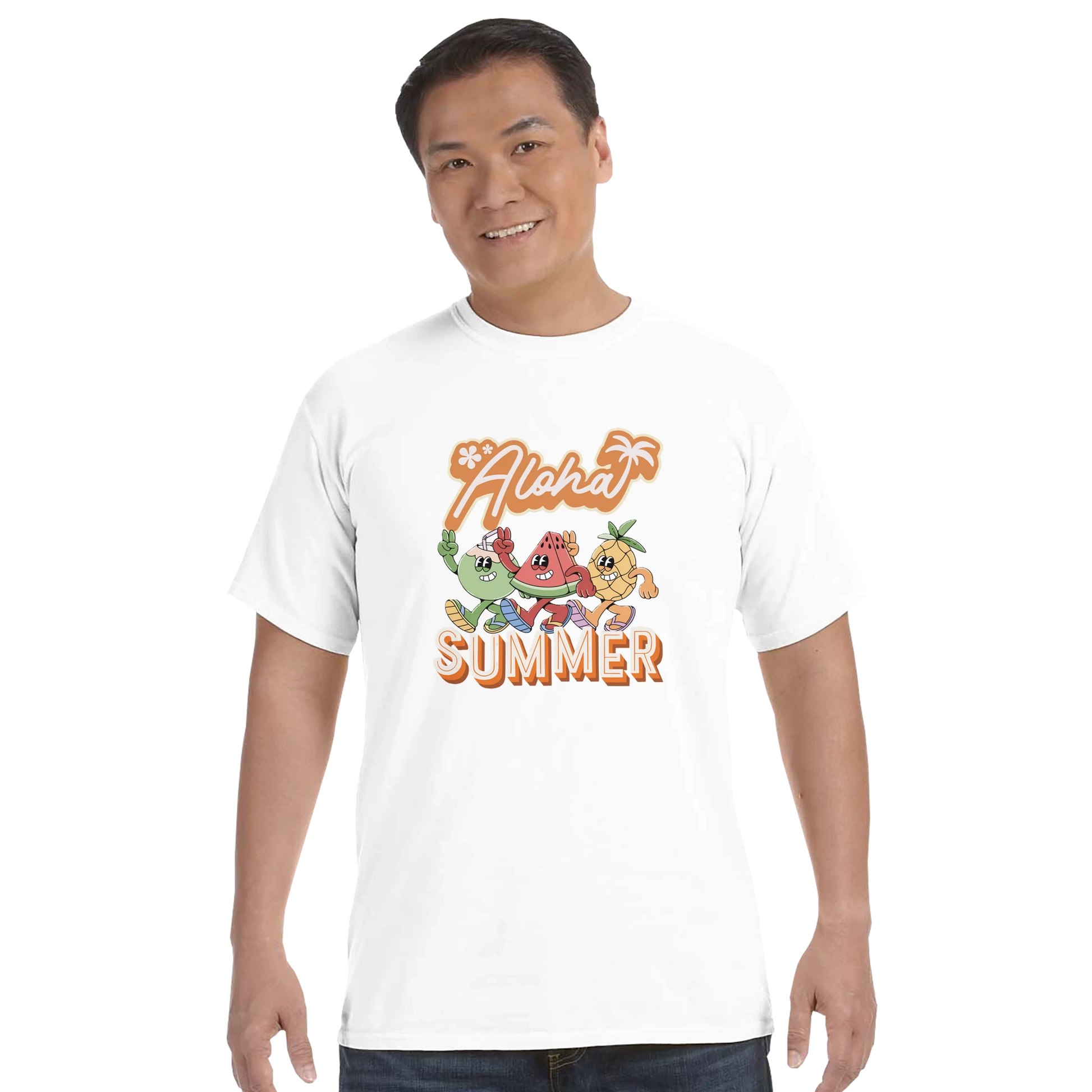 Aloha Summer T-Shirt – Comfortable 100% Cotton Tee for